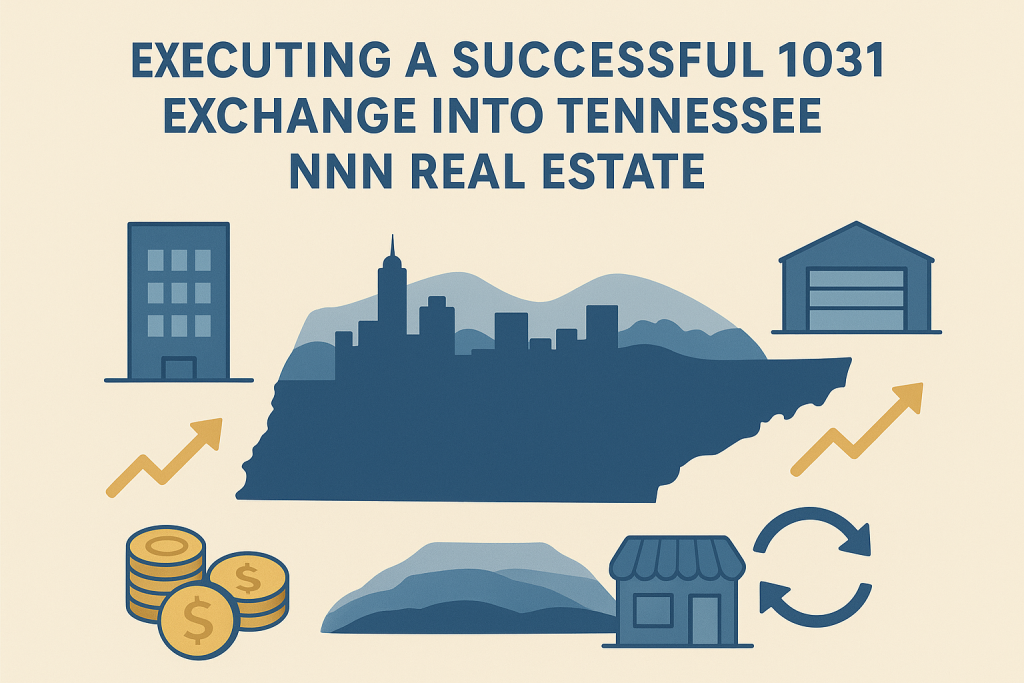 Tennessee 1031 exchange, NNN replacement property TN, tax deferral real estate